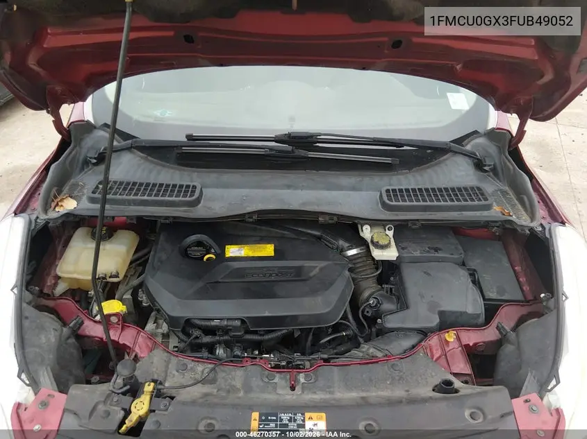 2015 FORD ESCAPE VIN 1FMCU0GX3FUB49052 — фото 10