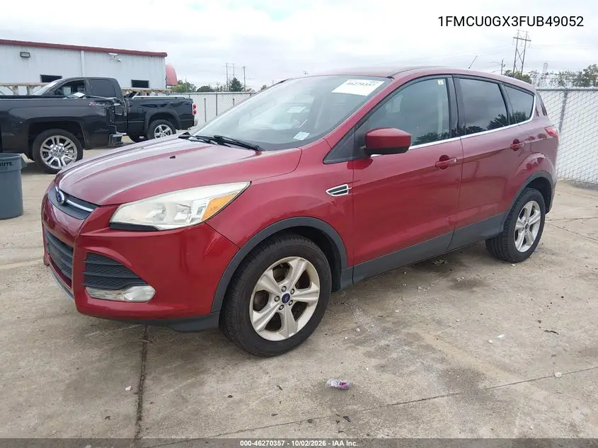 2015 FORD ESCAPE VIN 1FMCU0GX3FUB49052 — фото 2