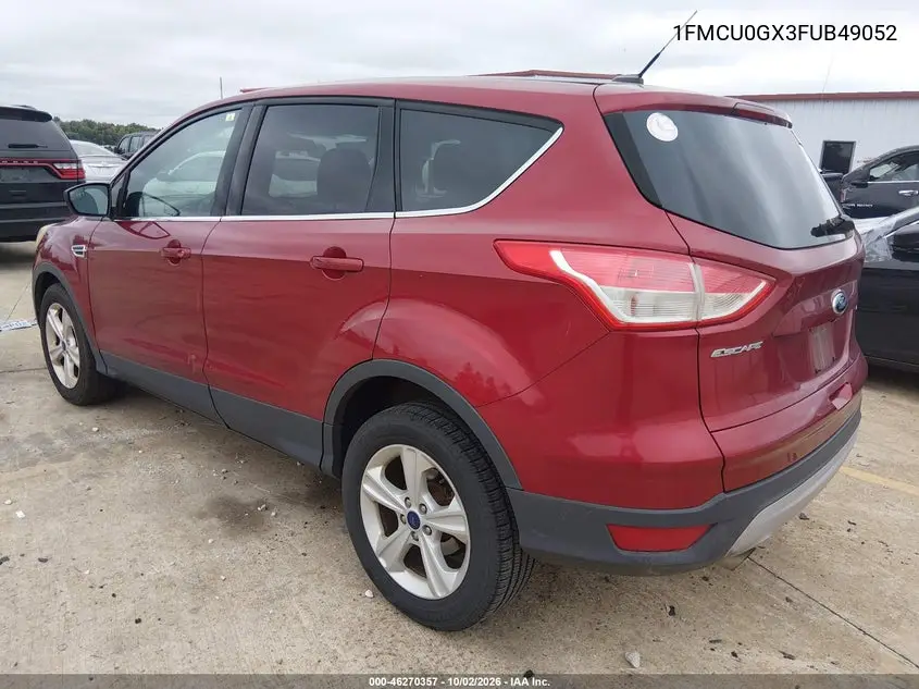 2015 FORD ESCAPE VIN 1FMCU0GX3FUB49052 — фото 3