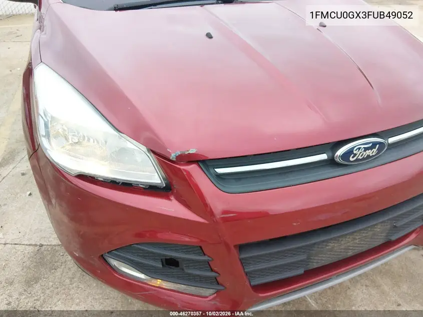 2015 FORD ESCAPE VIN 1FMCU0GX3FUB49052 — фото 6