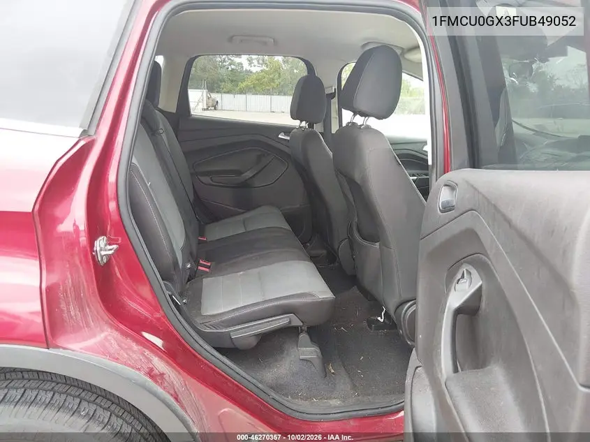 2015 FORD ESCAPE VIN 1FMCU0GX3FUB49052 — фото 8