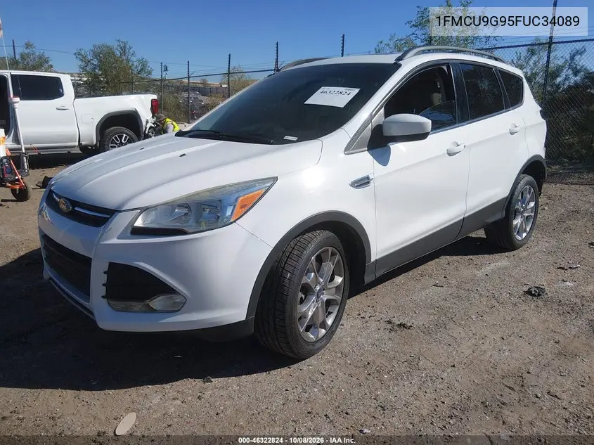 2015 FORD ESCAPE VIN 1FMCU9G95FUC34089 — фото 2