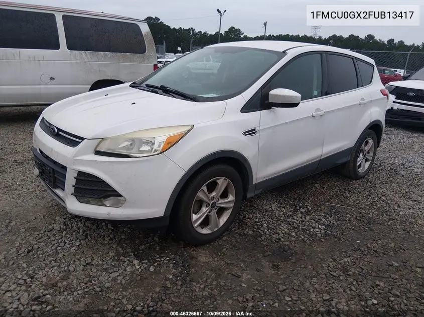 2015 FORD ESCAPE VIN 1FMCU0GX2FUB13417 — фото 2