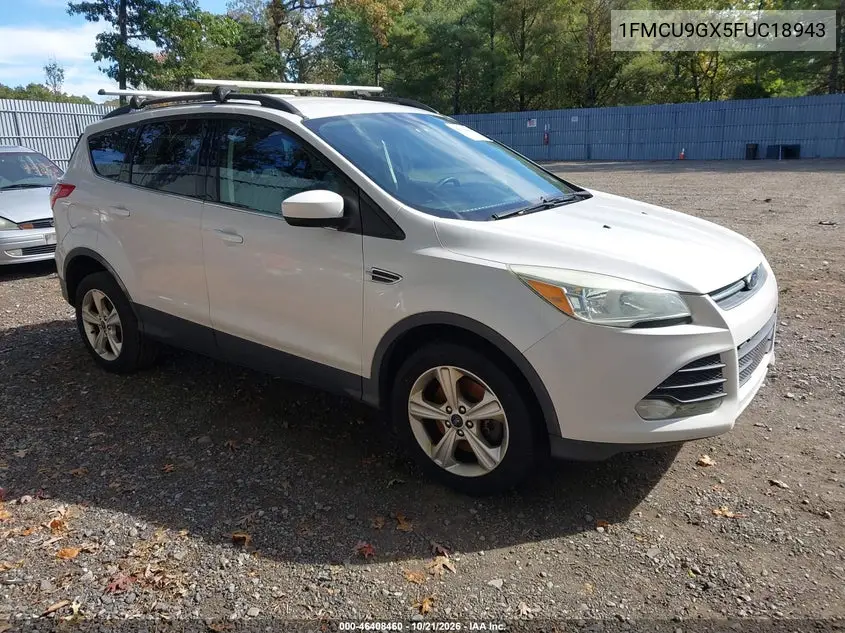 FORD ESCAPE 2015, VIN 1FMCU9GX5FUC18943
