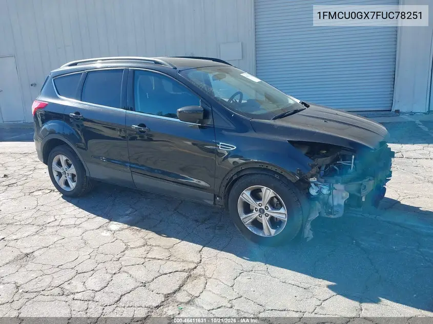 FORD ESCAPE 2015, VIN 1FMCU0GX7FUC78251