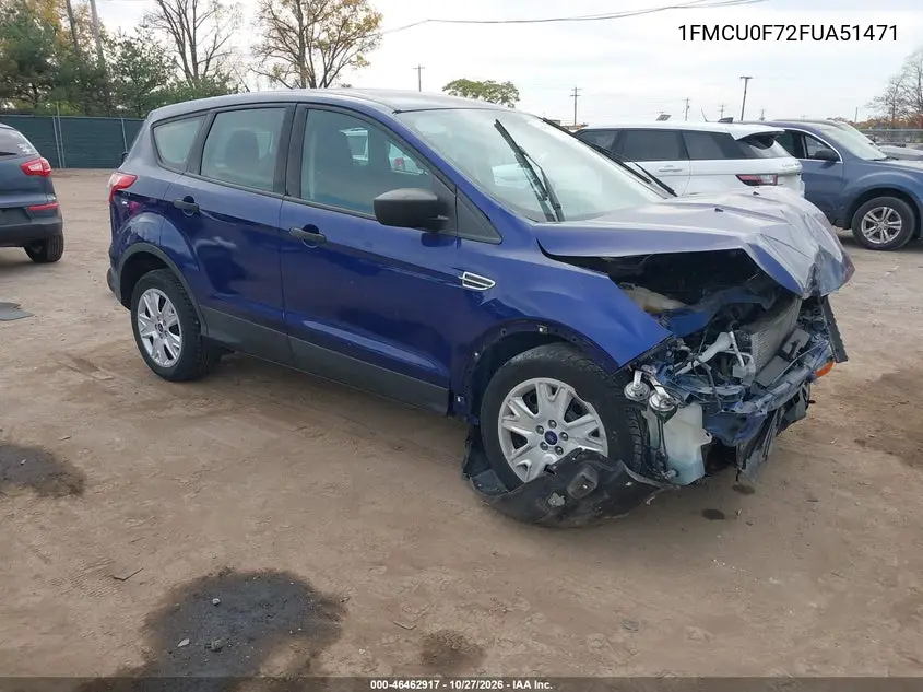 FORD ESCAPE 2015, VIN 1FMCU0F72FUA51471