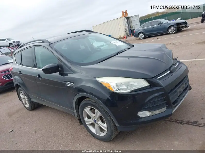 FORD ESCAPE 2015, VIN 1FMCU9GXXFUB51742