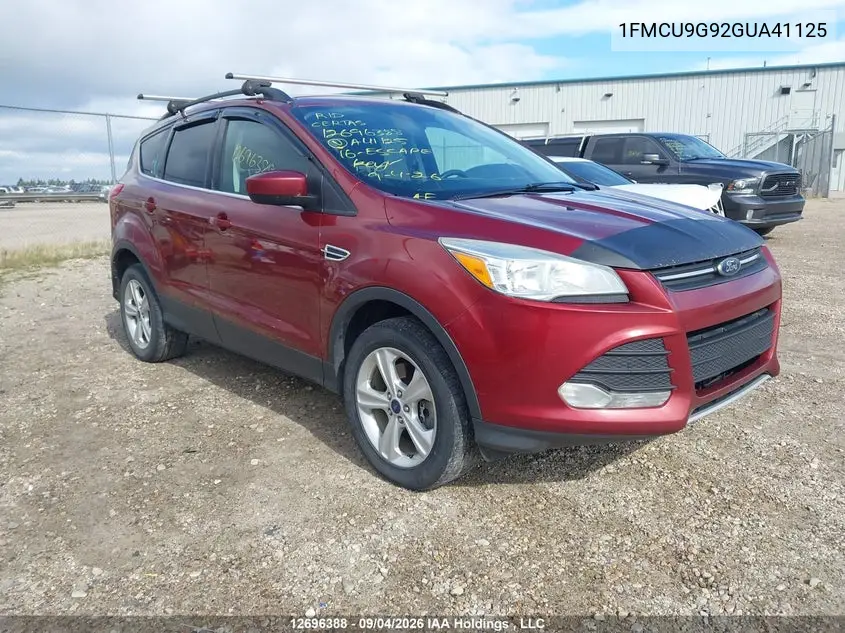 FORD ESCAPE 2016, VIN 1FMCU9G92GUA41125