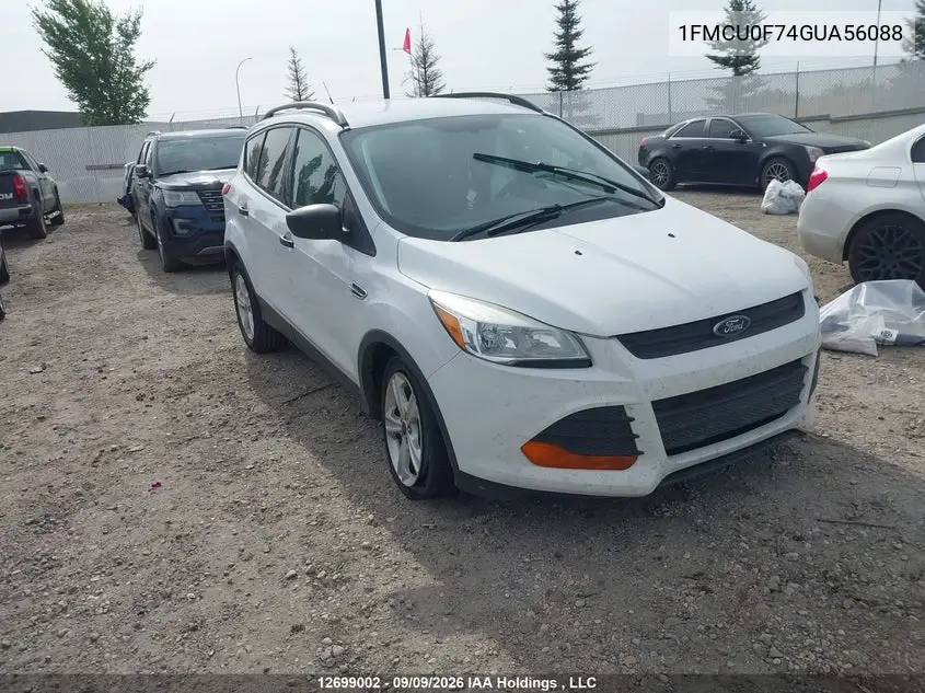 FORD ESCAPE 2016, VIN 1FMCU0F74GUA56088