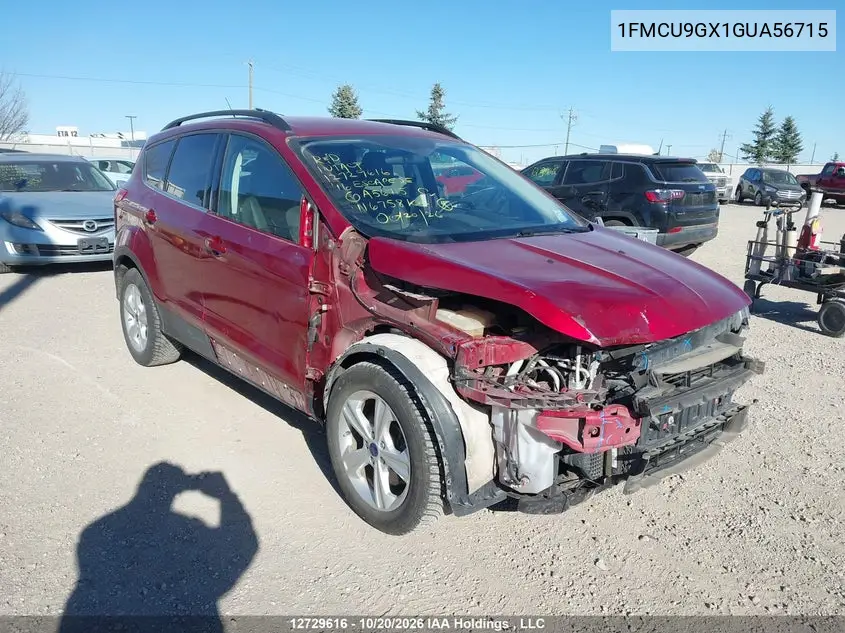 FORD ESCAPE 2016, VIN 1FMCU9GX1GUA56715