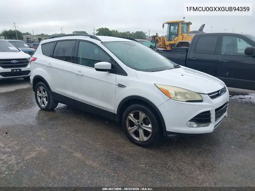 FORD ESCAPE 2016, VIN 1FMCU0GXXGUB94359