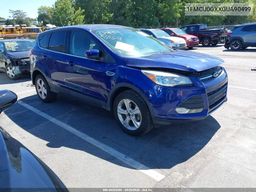 FORD ESCAPE 2016, VIN 1FMCU0GXXGUA90499