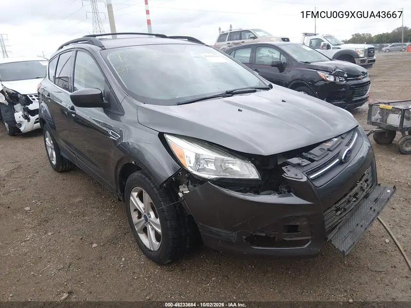 FORD ESCAPE 2016, VIN 1FMCU0G9XGUA43667