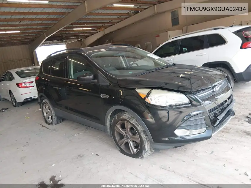 FORD ESCAPE 2016, VIN 1FMCU9GX9GUA02434