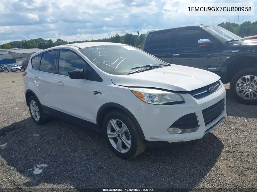 FORD ESCAPE 2016, VIN 1FMCU9GX7GUB00958