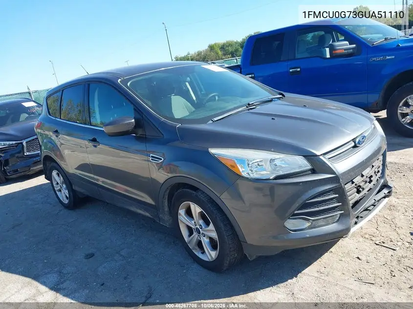 FORD ESCAPE 2016, VIN 1FMCU0G73GUA51110