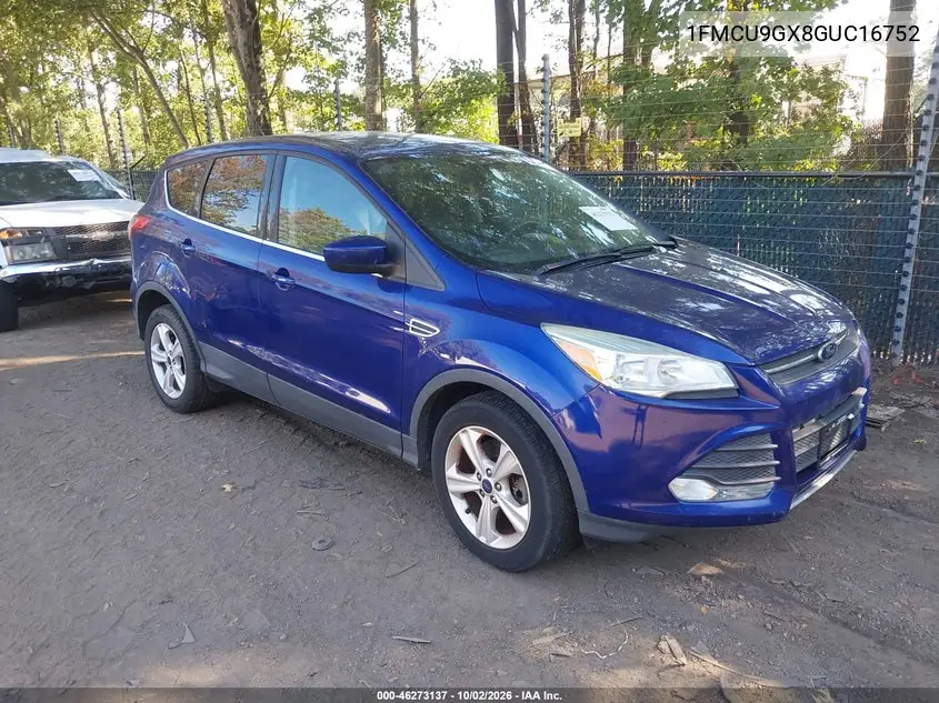 FORD ESCAPE 2016, VIN 1FMCU9GX8GUC16752