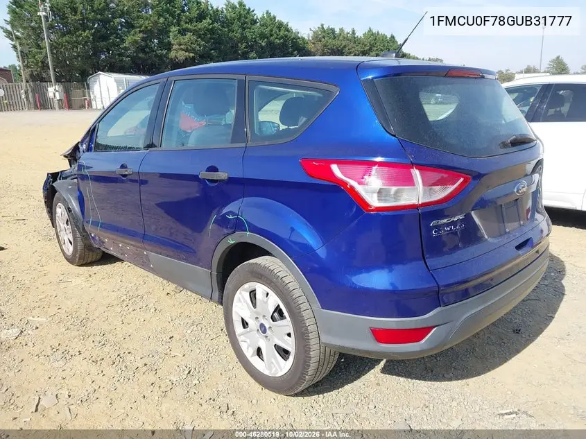 2016 FORD ESCAPE VIN 1FMCU0F78GUB31777 — фото 3