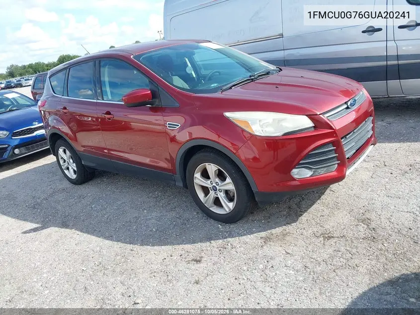 FORD ESCAPE 2016, VIN 1FMCU0G76GUA20241