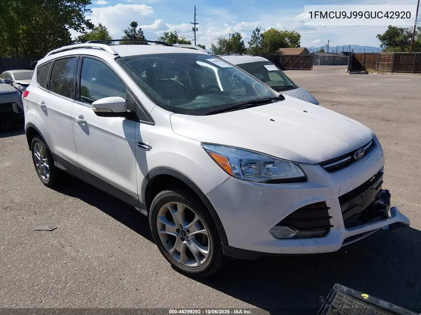 FORD ESCAPE 2016, VIN 1FMCU9J99GUC42920