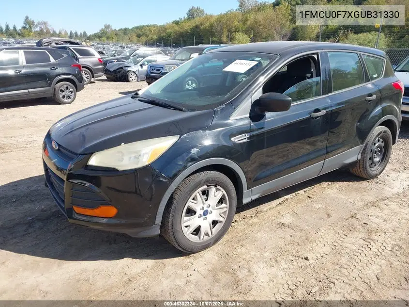 2016 FORD ESCAPE VIN 1FMCU0F7XGUB31330 — фото 2