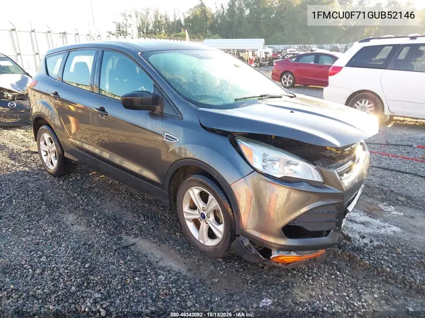 FORD ESCAPE 2016, VIN 1FMCU0F71GUB52146