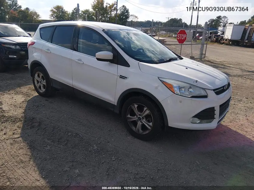 FORD ESCAPE 2016, VIN 1FMCU9G93GUB67364