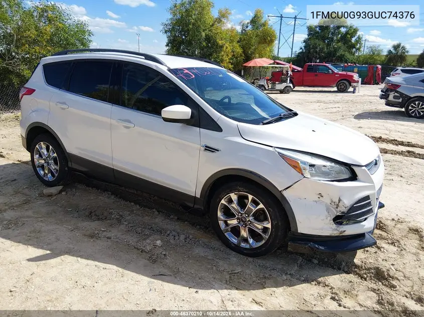 FORD ESCAPE 2016, VIN 1FMCU0G93GUC74376