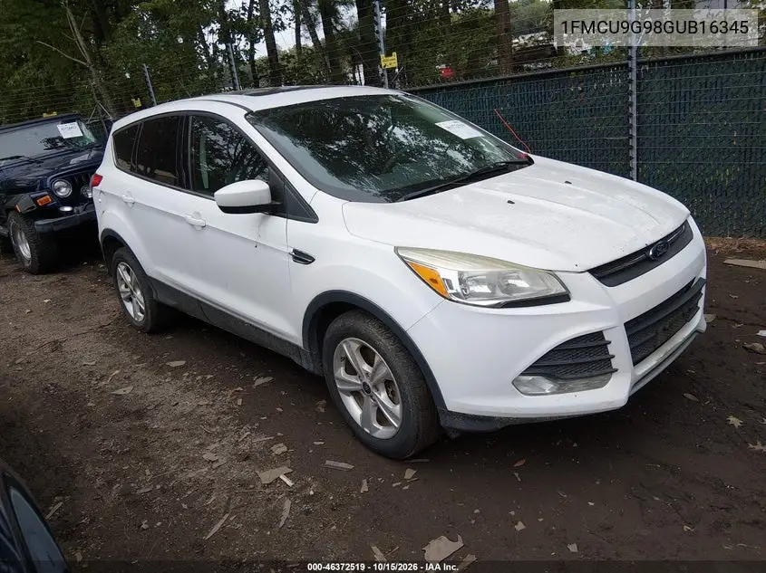 FORD ESCAPE 2016, VIN 1FMCU9G98GUB16345
