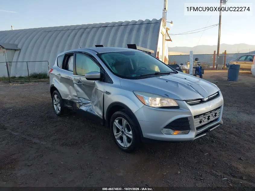 FORD ESCAPE 2016, VIN 1FMCU9GX6GUC22274