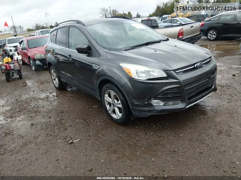 FORD ESCAPE 2016, VIN 1FMCU0GX8GUC74226