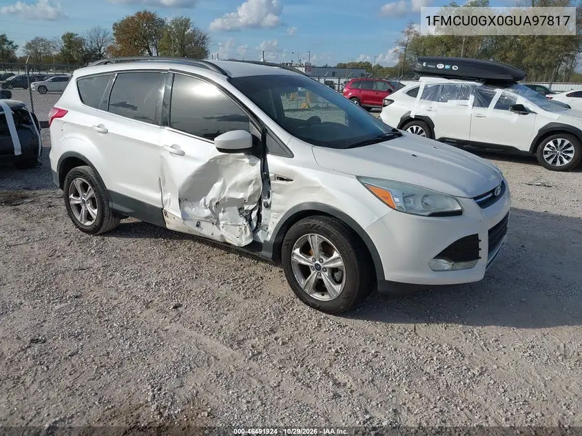 FORD ESCAPE 2016, VIN 1FMCU0GX0GUA97817