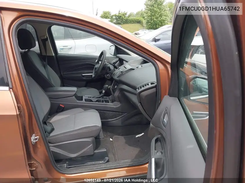 2017 FORD ESCAPE VIN 1FMCU0GD1HUA65742 — фото 5