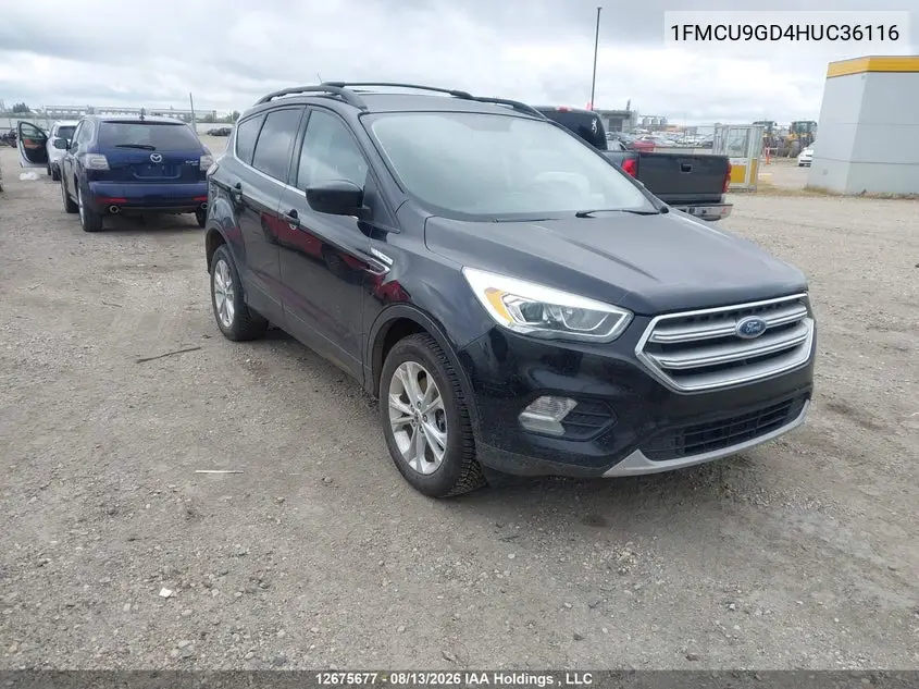 FORD ESCAPE 2017, VIN 1FMCU9GD4HUC36116