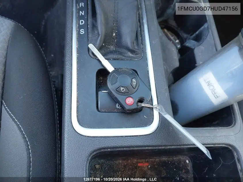 2017 FORD ESCAPE VIN 1FMCU0GD7HUD47156 — фото 11