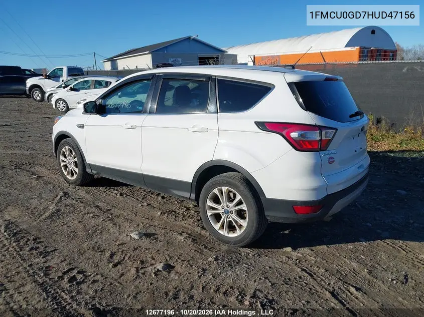 2017 FORD ESCAPE VIN 1FMCU0GD7HUD47156 — фото 3