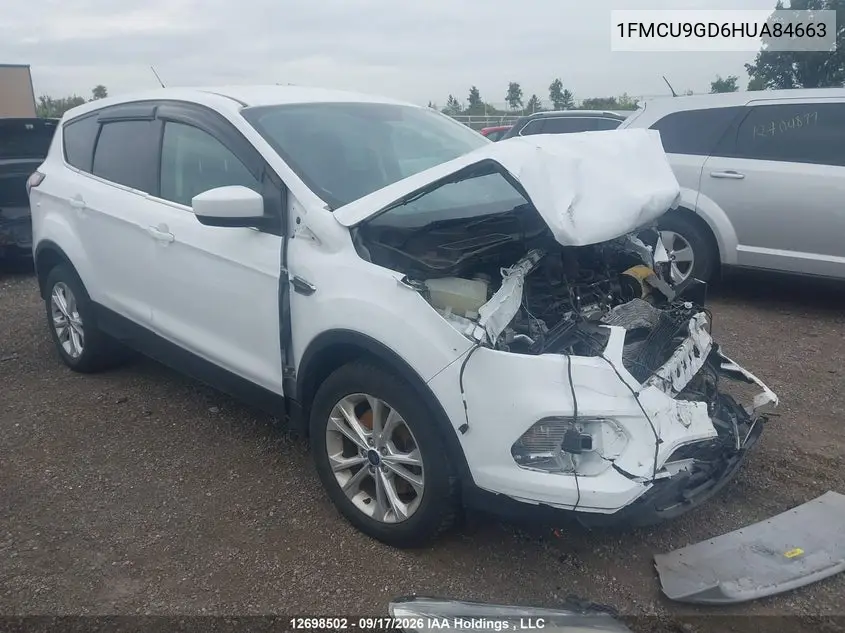 2017 FORD ESCAPE VIN 1FMCU9GD6HUA84663 — фото 13