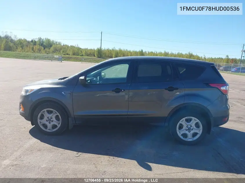 2017 FORD ESCAPE VIN 1FMCU0F78HUD00536 — фото 14