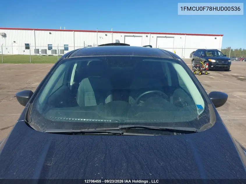2017 FORD ESCAPE VIN 1FMCU0F78HUD00536 — фото 17