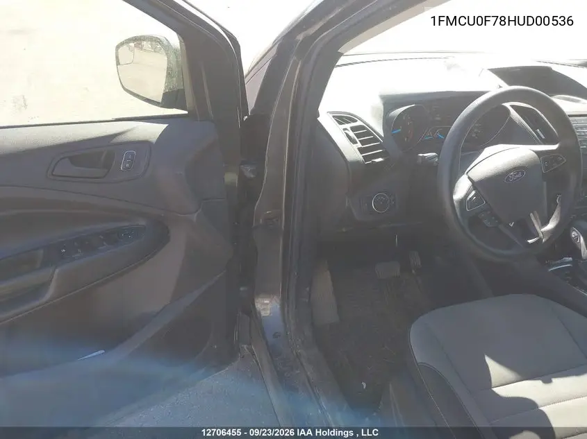 2017 FORD ESCAPE VIN 1FMCU0F78HUD00536 — фото 20