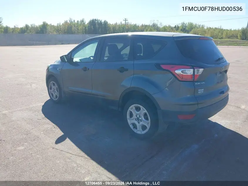 2017 FORD ESCAPE VIN 1FMCU0F78HUD00536 — фото 3
