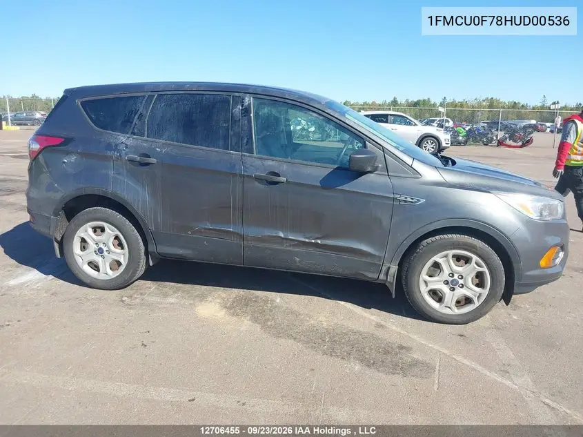 2017 FORD ESCAPE VIN 1FMCU0F78HUD00536 — фото 6