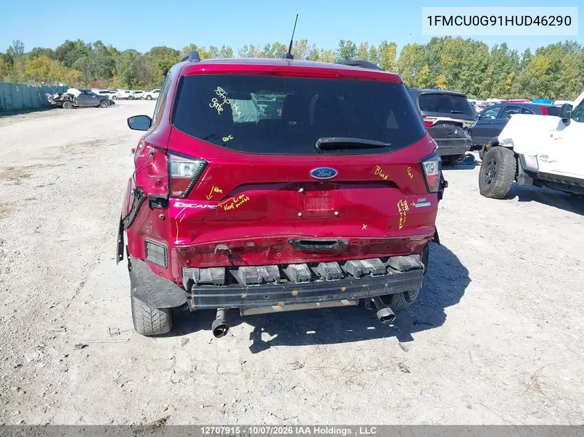 2017 FORD ESCAPE VIN 1FMCU0G91HUD46290 — фото 17