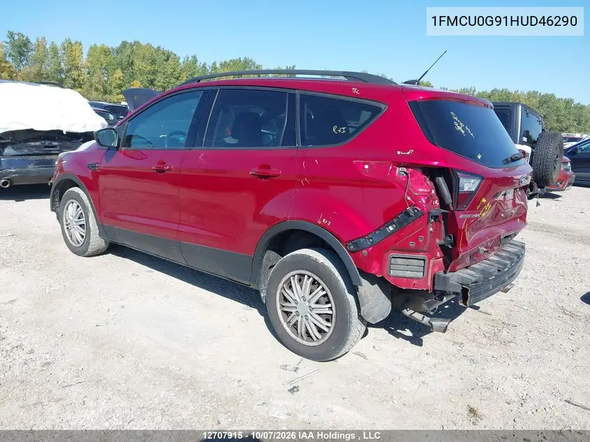 2017 FORD ESCAPE VIN 1FMCU0G91HUD46290 — фото 3