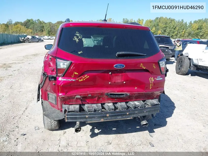 2017 FORD ESCAPE VIN 1FMCU0G91HUD46290 — фото 6