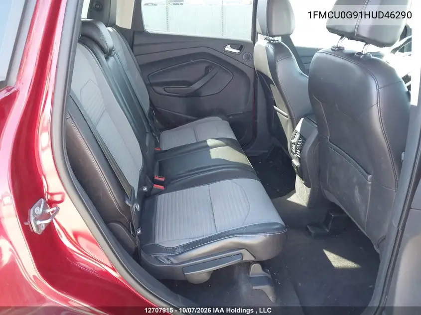 2017 FORD ESCAPE VIN 1FMCU0G91HUD46290 — фото 8