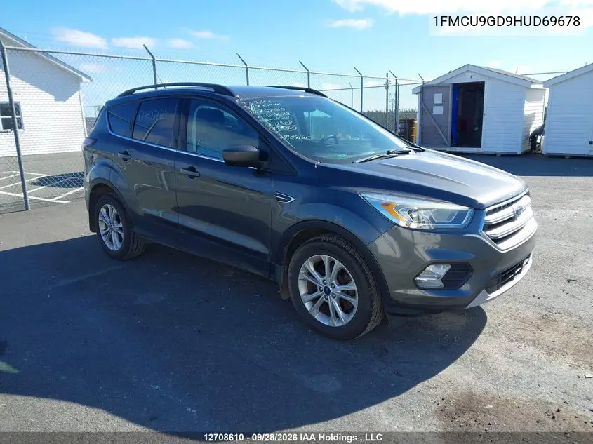 FORD ESCAPE 2017, VIN 1FMCU9GD9HUD69678