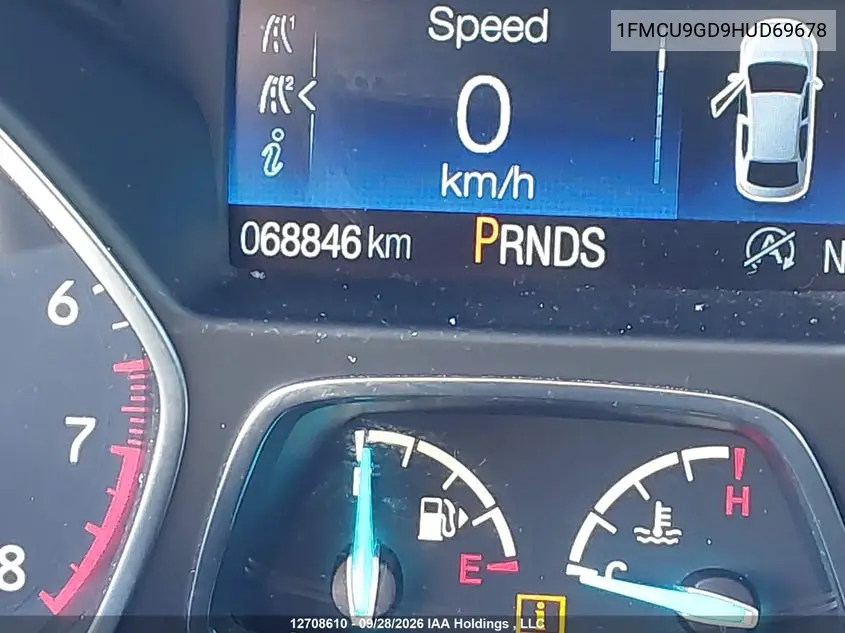 2017 FORD ESCAPE VIN 1FMCU9GD9HUD69678 — фото 15