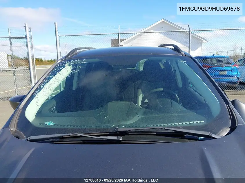 2017 FORD ESCAPE VIN 1FMCU9GD9HUD69678 — фото 17