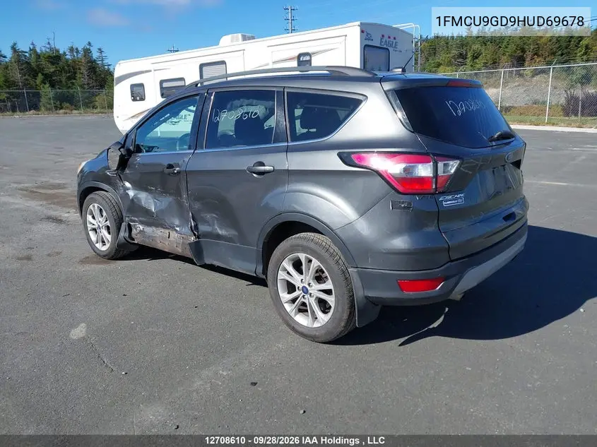 2017 FORD ESCAPE VIN 1FMCU9GD9HUD69678 — фото 3